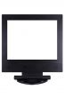 Flat panel lcd computer monitor