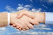 Business handshake