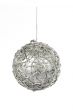 One silver Christmas ball