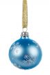 One blue Christmas ball