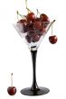 cherries in goblet