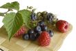 bilberries,blackberry and raspberries,