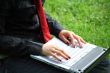 woman with laptop