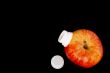 apple with copyspace