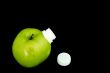 apple with drinking spout