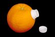 orange with spout