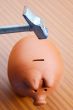hammer and money box