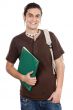 attractive boy student