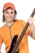 boy with electrical guitar