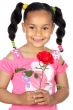 Girl whit one rose