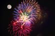 Fireworks at Full Moon