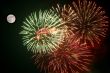 Fireworks at Full Moon