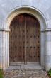 Antique door of chapel