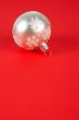 One white Christmas ball