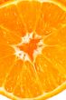 Orange slices closeup