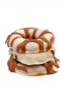 Creme and chocolate cookie
