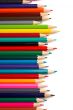 Assortment of coloured pencils