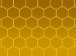 bees honeycomb golden background