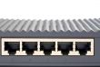 Back panel of the router