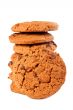 Stack of chocolate cookies
