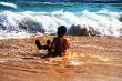 child on the beach