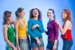 laughing friends