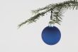 Blue Christmas ball