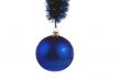 blue christmas ball