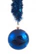 blue christmas ball