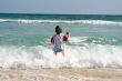 child on the beach