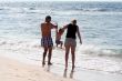 Family on the beach