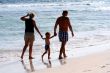 Family on the beach