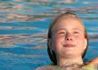 girl in the pool
