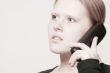 on the phone