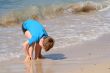 on the beach