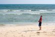 man on the beach