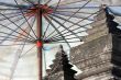blue asian umbrella