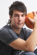 man with orange ball