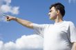 man and sky