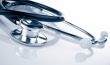Stethoscope reflected on the background