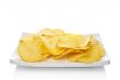 Potato chips on a dish