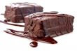 Two chocolate cakes with syrup