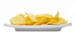 Potato chips on a plate