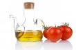 Tomatoes and oilcan