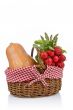Basket of fresh vegetables