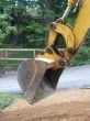 backhoe and dirt