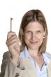 woman and key