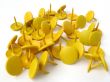 Yellow thumbtacks
