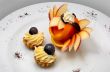 petit four with fruit design