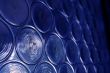 Blue Circular Glass